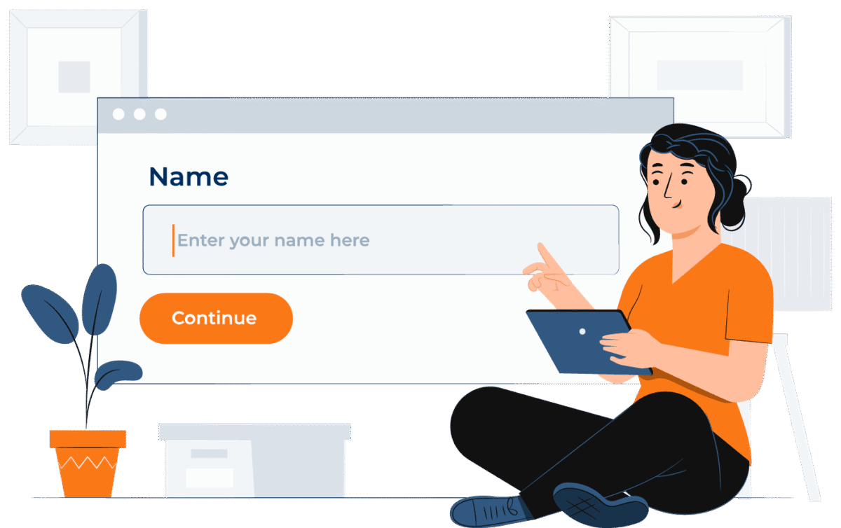 Start making an online will by answering a few questions